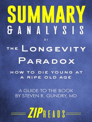 cover image of Summary & Analysis of the Longevity Paradox